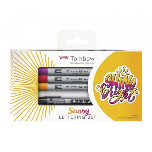 Tombow Zestaw Sunny Lettering Set