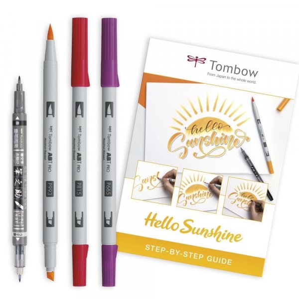 Tombow Zestaw Sunny Lettering Set