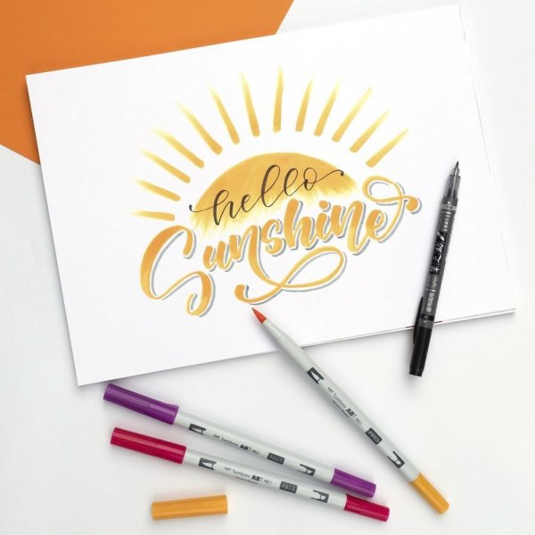 Tombow Zestaw Sunny Lettering Set