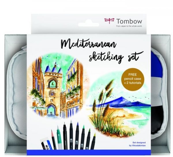 Tombow Zestaw Mediterranean Sketching Set