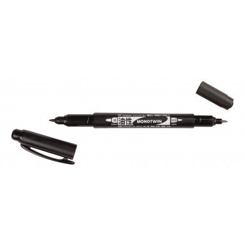 Tombow Cienkopis MONO twin, dwustronny, black