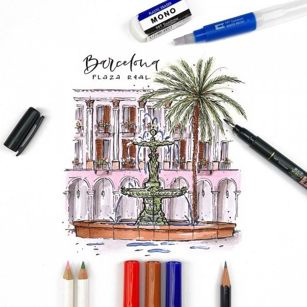 Tombow Zestaw Urban Sketching Set