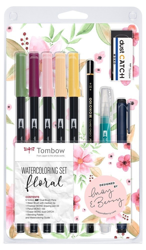 Tombow Zestaw do akwareli Floral