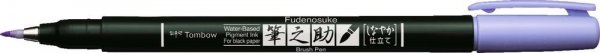 Tombow Flamaster pędzelkowy Fudenosuke pastel do czarnych kartek, lavender