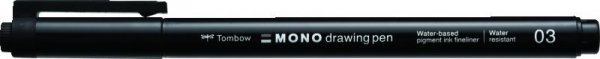 Zestaw Tombow MONO drawing pen Fine, 4 sztuki