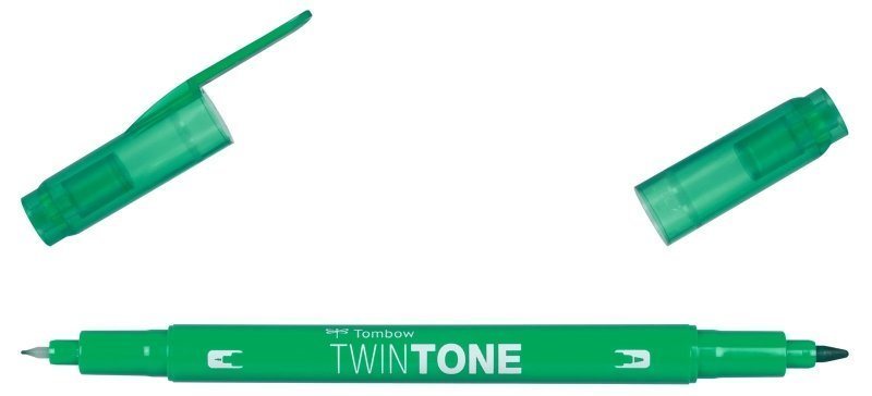 Tombow Dwustronny marker TwinTone, green