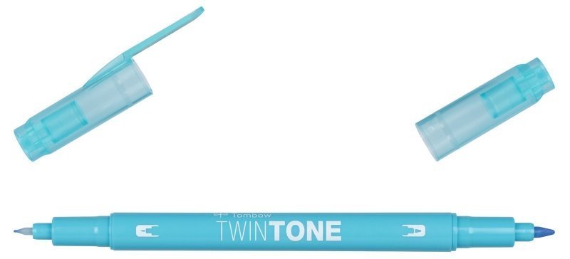 Tombow Dwustronny marker TwinTone, light blue