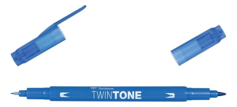Tombow Dwustronny marker TwinTone, blue