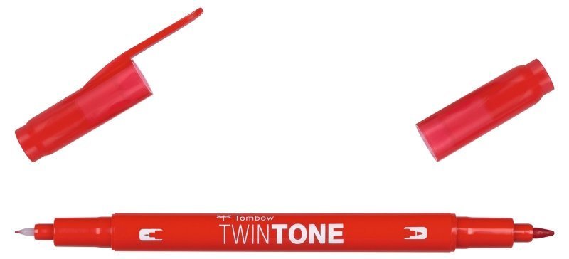 Tombow Dwustronny marker TwinTone, red