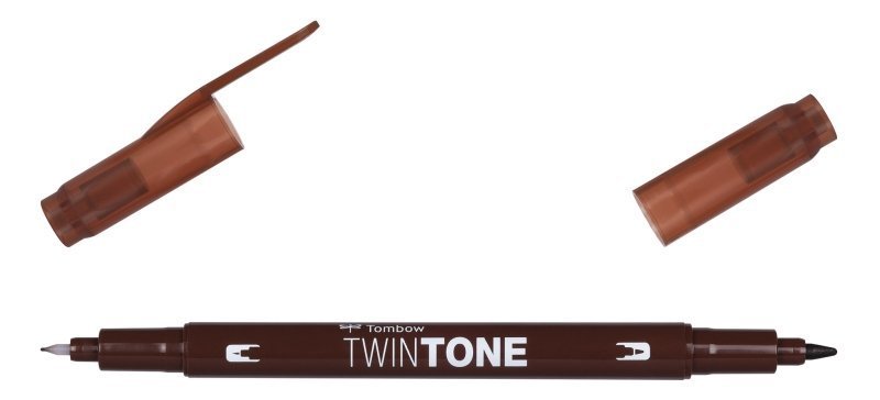 Tombow Dwustronny marker TwinTone, chocolate