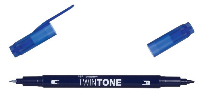Tombow Dwustronny marker TwinTone, navy