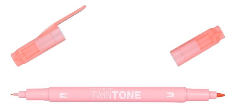 Tombow Dwustronny marker TwinTone, peach pink
