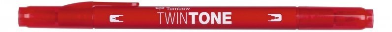 Tombow Dwustronny marker TwinTone, strawberry red