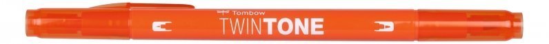 Tombow Dwustronny marker TwinTone, charrot orange