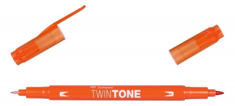 Tombow Dwustronny marker TwinTone, charrot orange