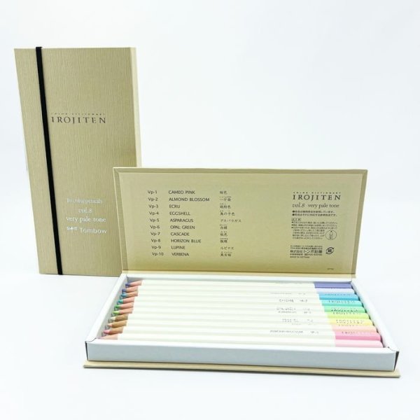 Tombow Zestaw kredek IROJITEN Volume 7: Very pale tone III, 10 sztuk