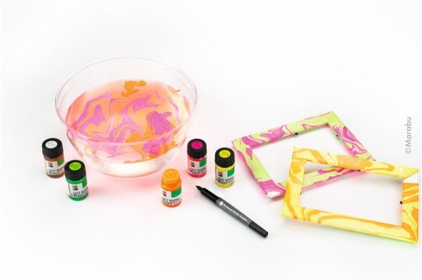 Marabu Easy marble - marmurkowe kolory set NEON 5x15ml
