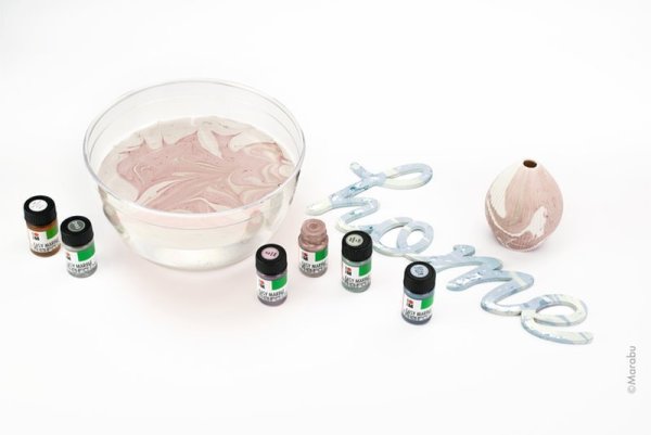 Marabu Easy marble - marmurkowe kolory set PASTEL 6x15ml