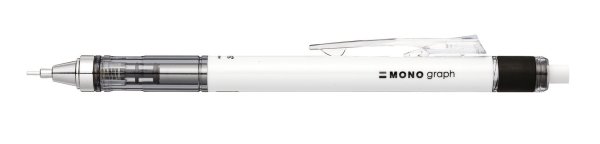 Tombow Ołówek automatyczny MONO graph 0,7mm, white