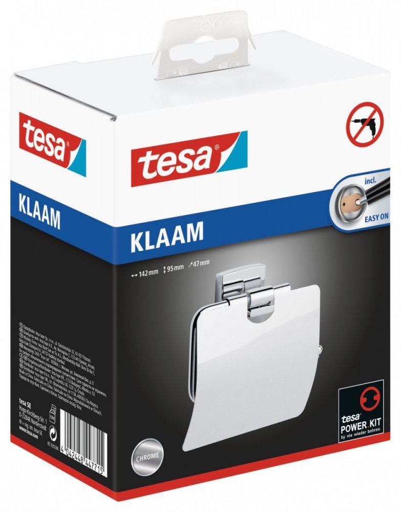 tesa® Klaam Samoprzylepny uchwyt na papier toaletowy