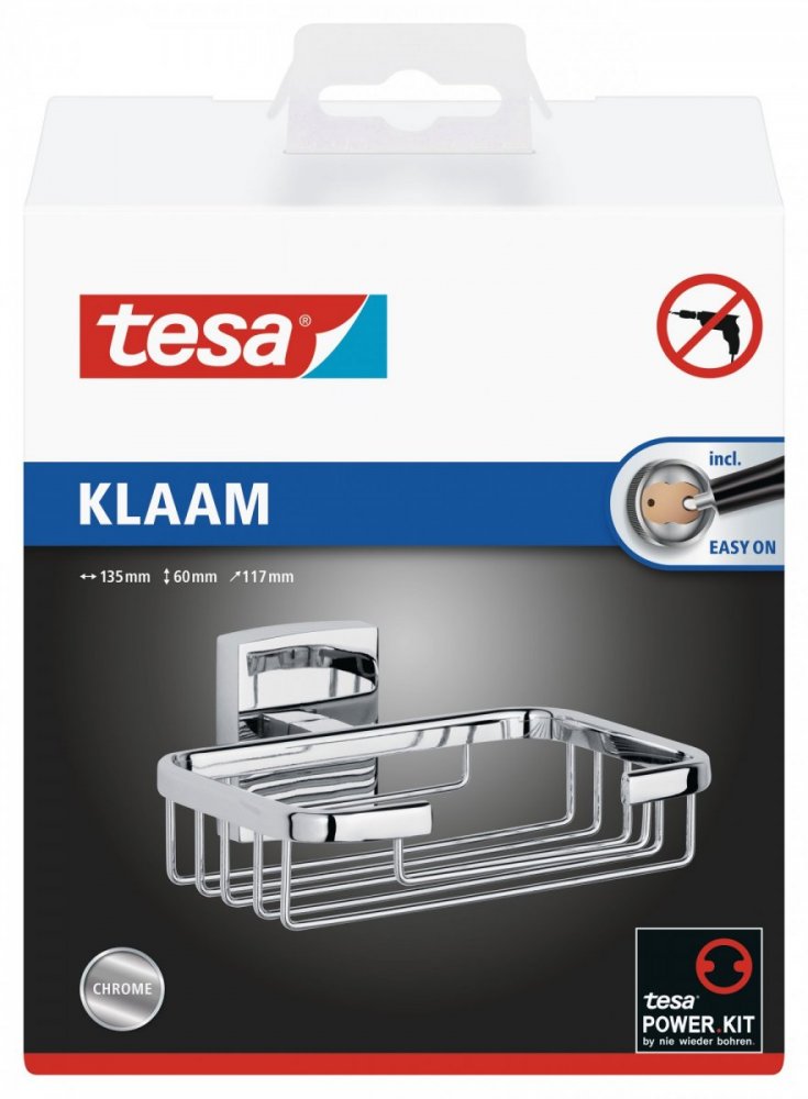 tesa® Klaam Samoprzylepna mydelniczka