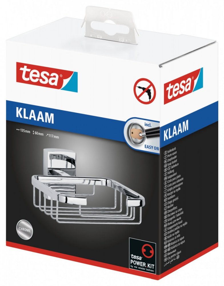 tesa® Klaam Samoprzylepna mydelniczka