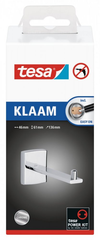 tesa® Klaam Samoprzylepny uchwyt na zapas papieru toaletowego