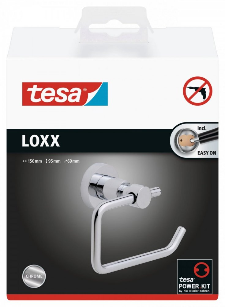 tesa® Loxx Uchwyt na papier toaletowy