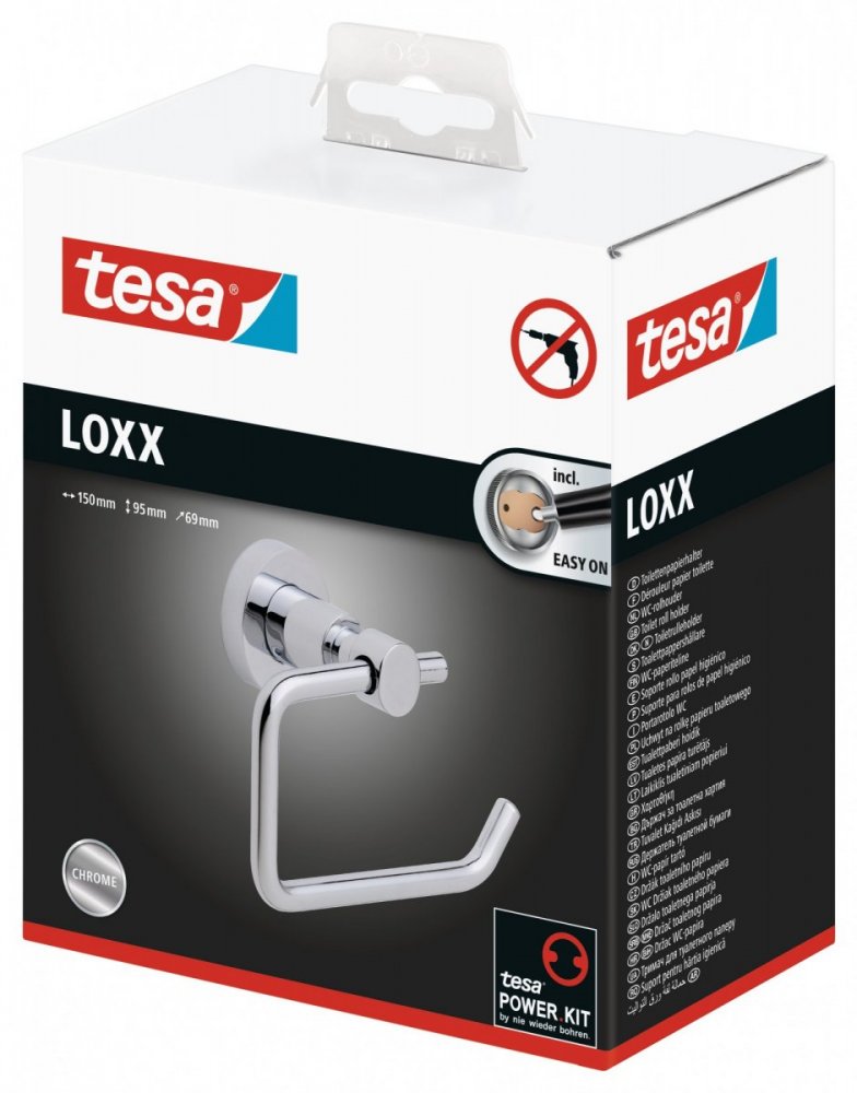 tesa® Loxx Uchwyt na papier toaletowy