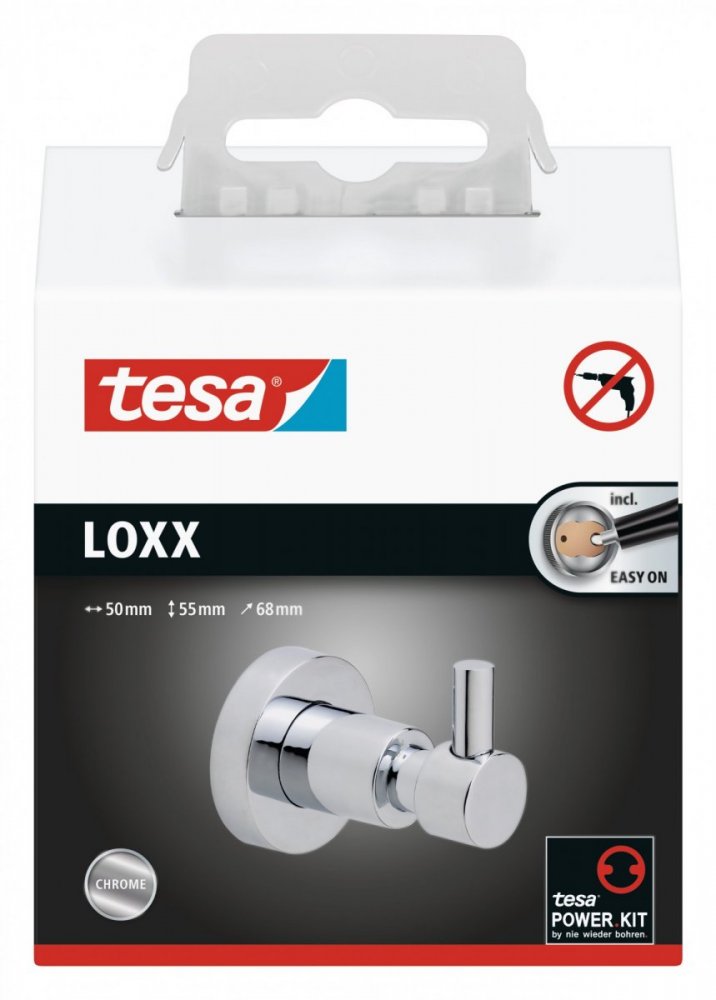 tesa® Loxx Haczyk pojedynczy większy