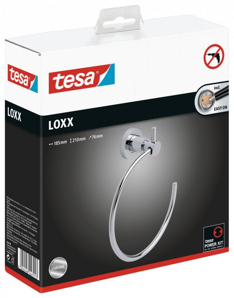 tesa® Loxx Wieszak okrągły