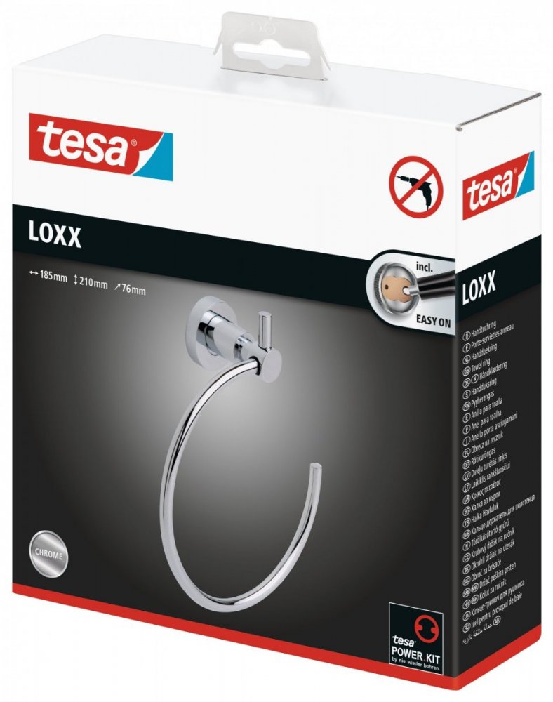 tesa® Loxx Wieszak okrągły