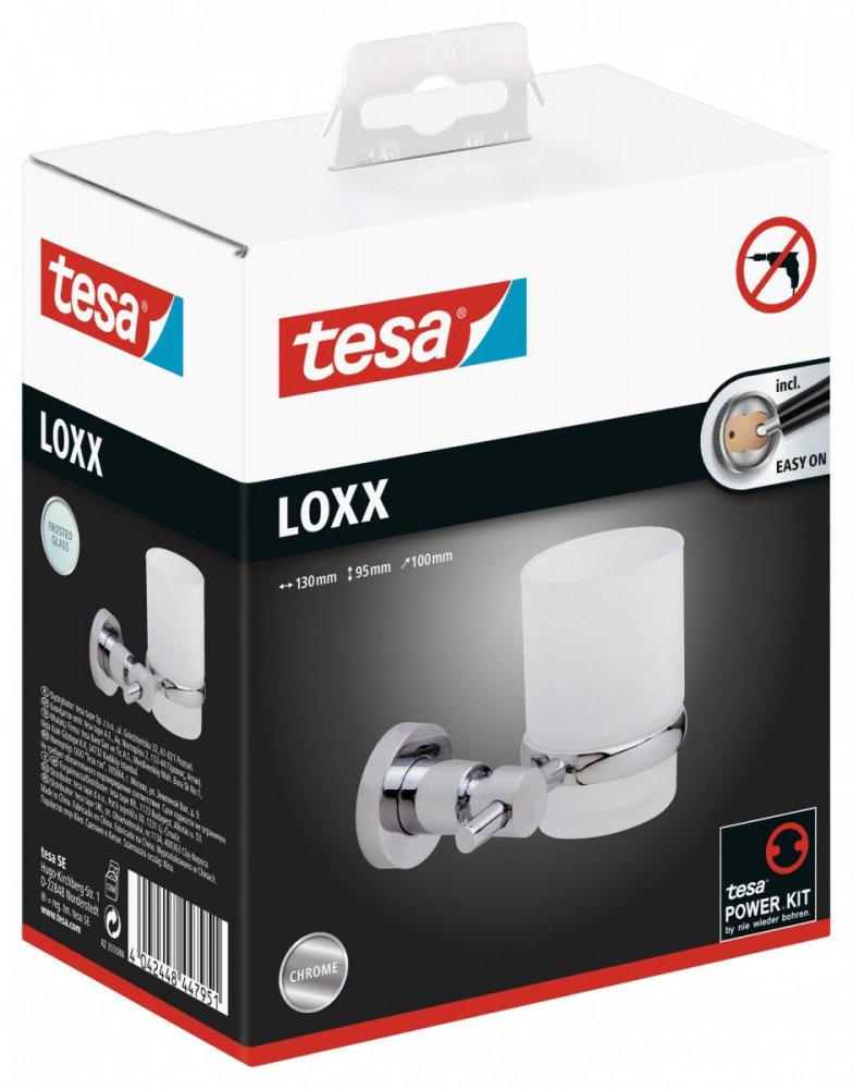 tesa® Loxx Uchwyt ze szklanką