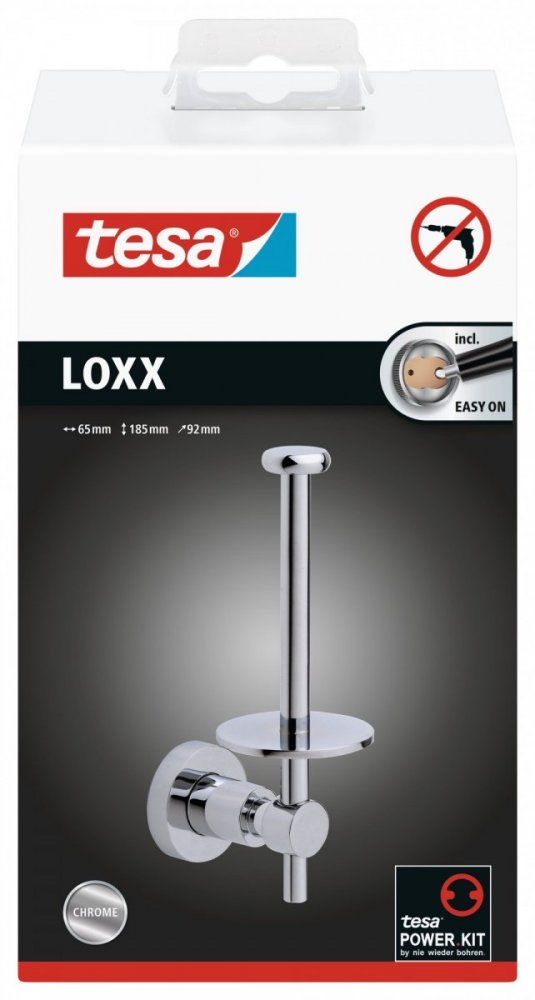 tesa® Loxx Uchwyt na zapas papieru toaletowego