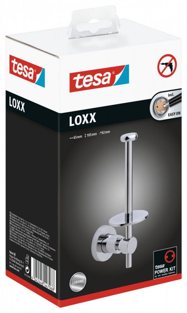 tesa® Loxx Uchwyt na zapas papieru toaletowego