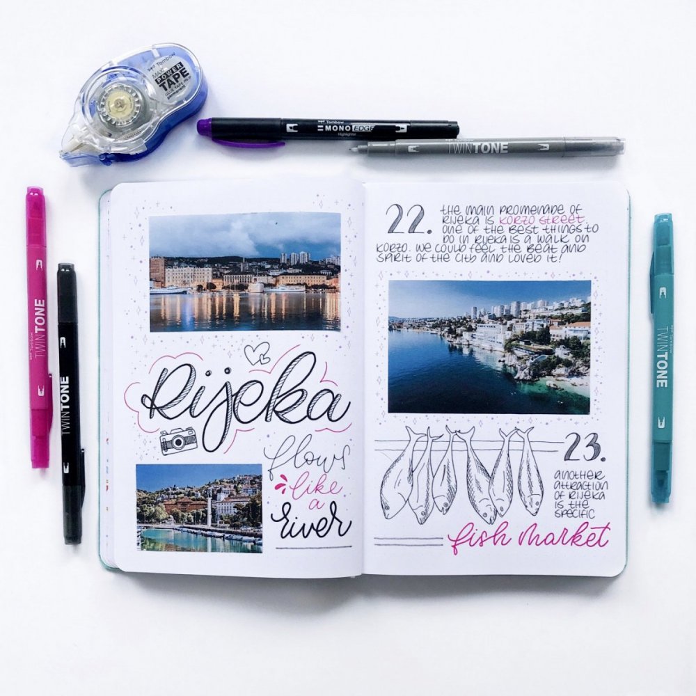 Tombow Zestaw Travel Journal