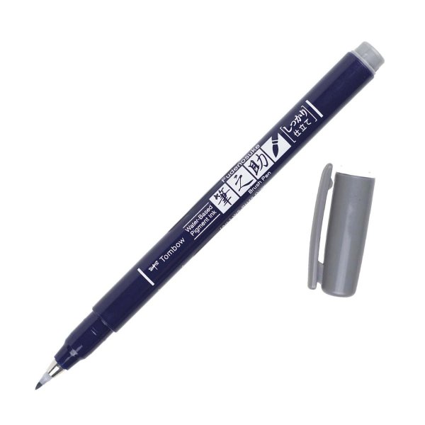 Tombow Flamaster Brush pen Fudenosuke, grey