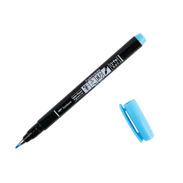 Tombow Flamaster pędzelkowy Fudenosuke pastel do czarnych kartek, light blue