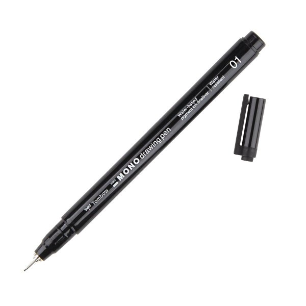 Zestaw Tombow MONO drawing pen Fine, 4 sztuki