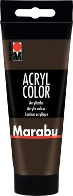 Marabu Farba akrylowa 045 100ml dark brown