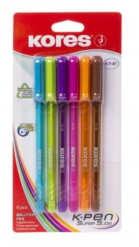 K1-M Długopis trójkątny, mix kolorów