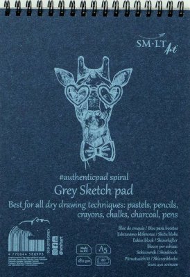 Kalia-sklep.pl - 5EB-20TS_GREY_SMLTArt_AuthenticpadSpiral_GreySketchPad_A5.jpg