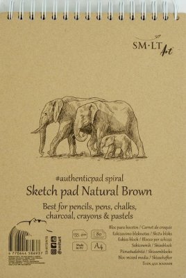Kalia-sklep.pl - EB-80TS_NTB_SMLTArt_AuthenticpadSpiral_NaturalBrownSketchPad_A4.jpg