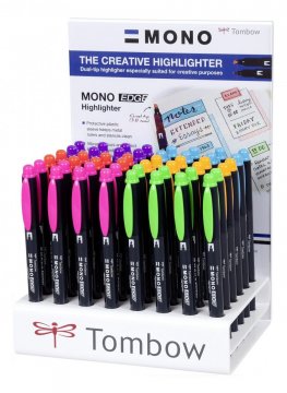 Tombow Zakreślacz MONO edge, display 48 sztuk