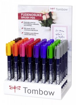 Tombow Flamaster Brush pen Fudenosuke, 48 szt.