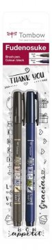 Tombow Flamaster Brush pen Fudenosuke, 2 szt