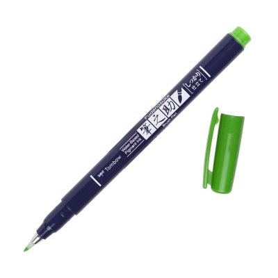 Tombow Flamaster Brush pen Fudenosuke, green