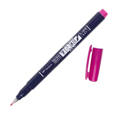 Tombow Flamaster Brush pen Fudenosuke, pink