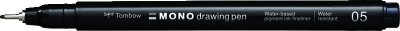 Tombow Cienkopis MONO drawing pen, szerokość linii pisania: 05 (około 0,45 mm), czarny, luzem
